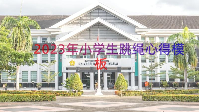 2023年小学生跳绳心得（模板15篇）