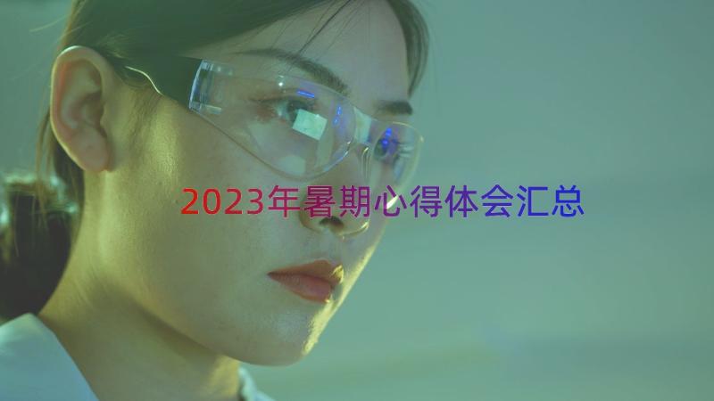 2023年暑期心得体会（汇总14篇）