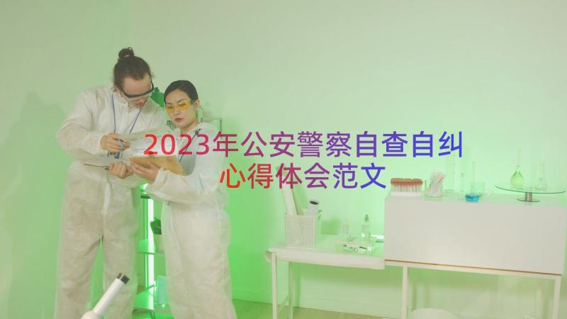 2023年公安警察自查自纠心得体会范文（13篇）