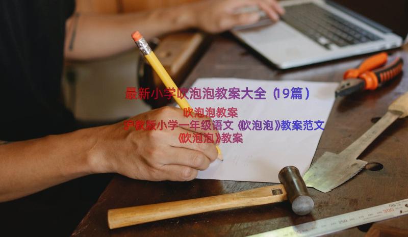 最新小学吹泡泡教案大全（19篇）