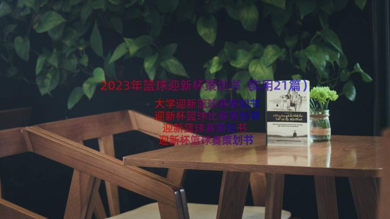 2023年篮球迎新杯策划书（实用21篇）