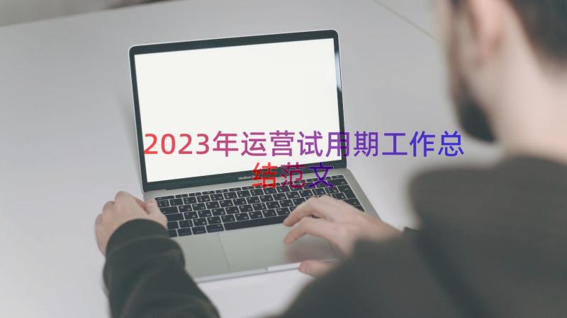 2023年运营试用期工作总结范文（14篇）