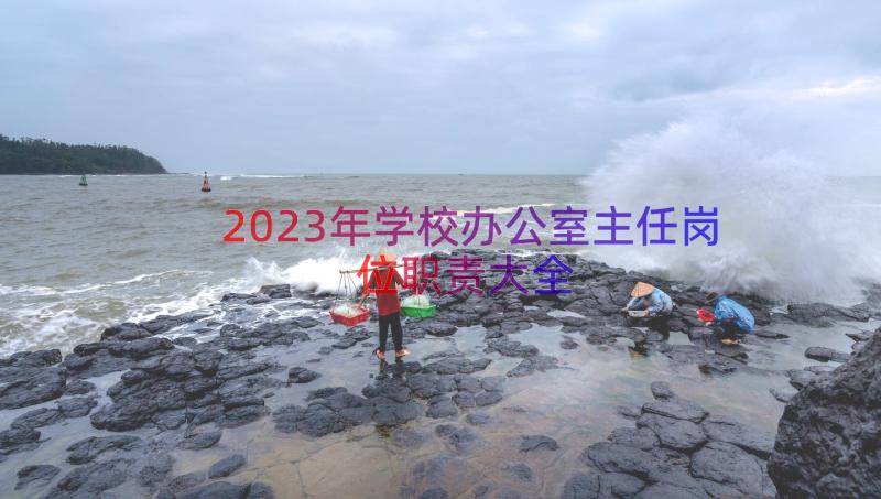 2023年学校办公室主任岗位职责大全（12篇）