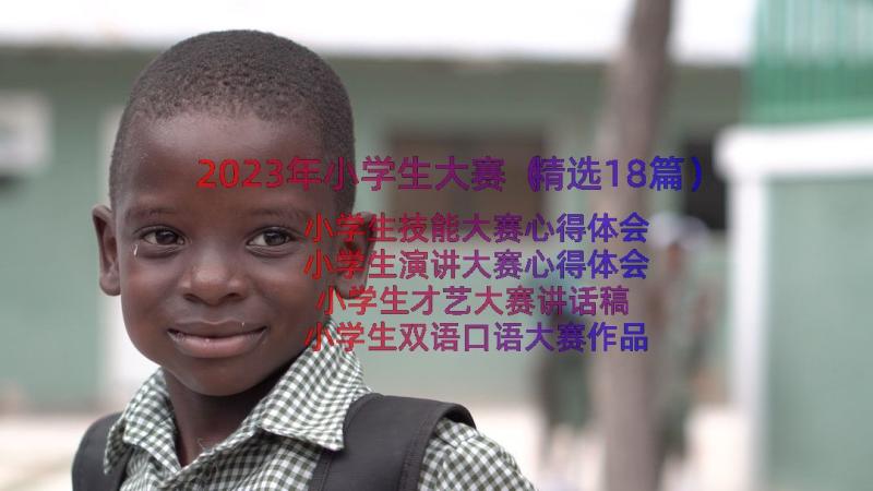 2023年小学生大赛（精选18篇）