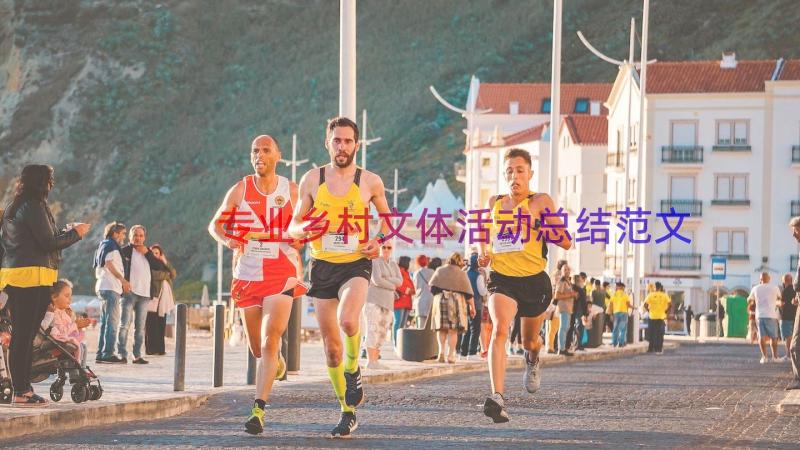 专业乡村文体活动总结范文（16篇）