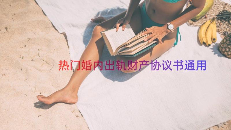 热门婚内出轨财产协议书（通用18篇）