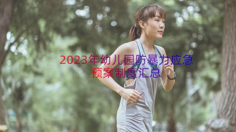 2023年幼儿园防暴力应急预案制度（汇总14篇）