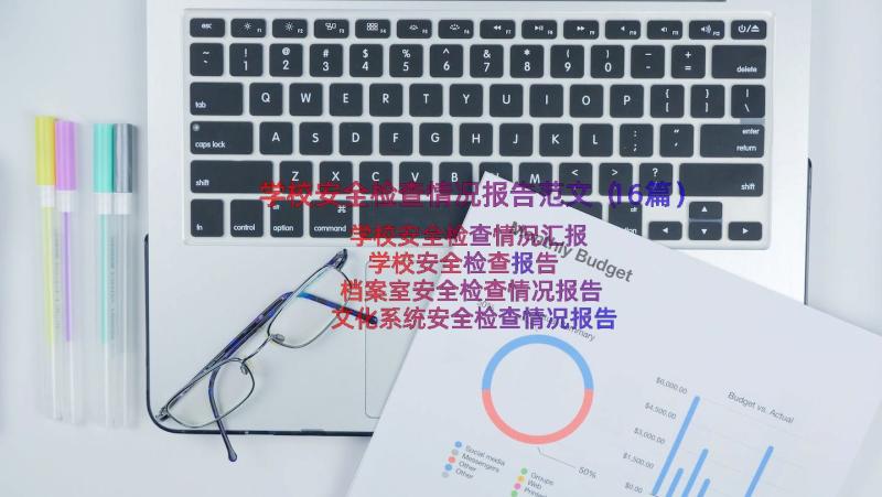 学校安全检查情况报告范文（16篇）