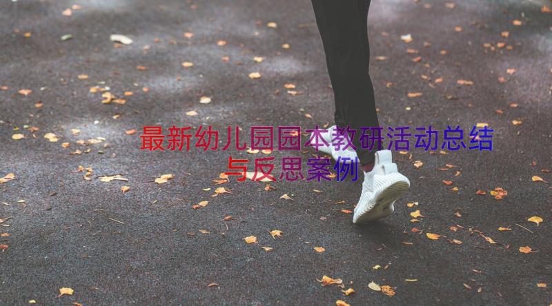 最新幼儿园园本教研活动总结与反思（案例17篇）