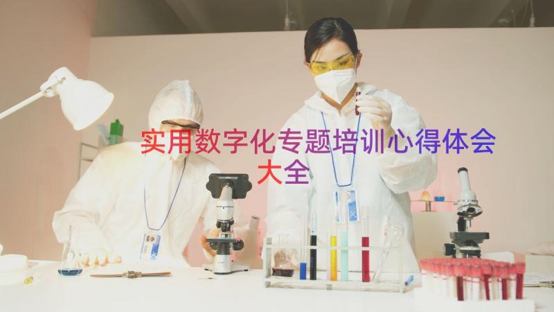 实用数字化专题培训心得体会大全（13篇）