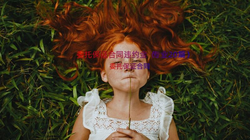 委托保证合同违约金（专业20篇）