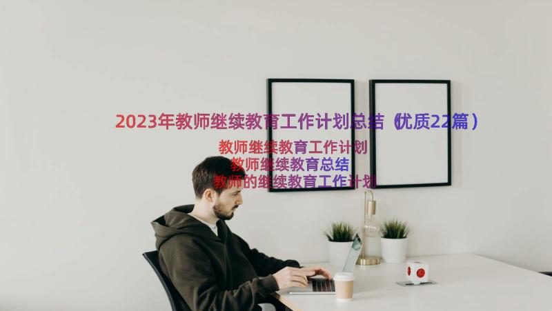 2023年教师继续教育工作计划总结（优质22篇）