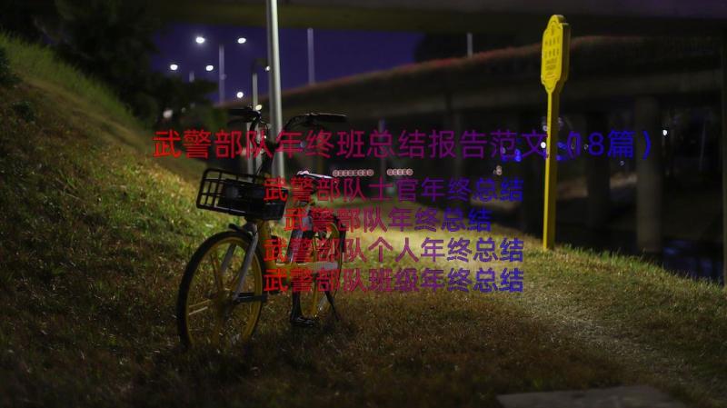 武警部队年终班总结报告范文（18篇）