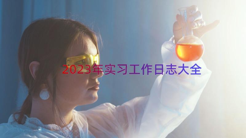 2023年实习工作日志大全（15篇）