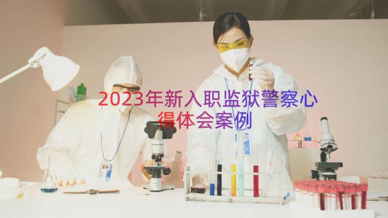 2023年新入职监狱警察心得体会（案例20篇）