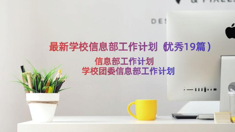 最新学校信息部工作计划（优秀19篇）