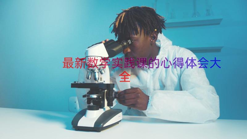 最新数学实践课的心得体会大全（18篇）