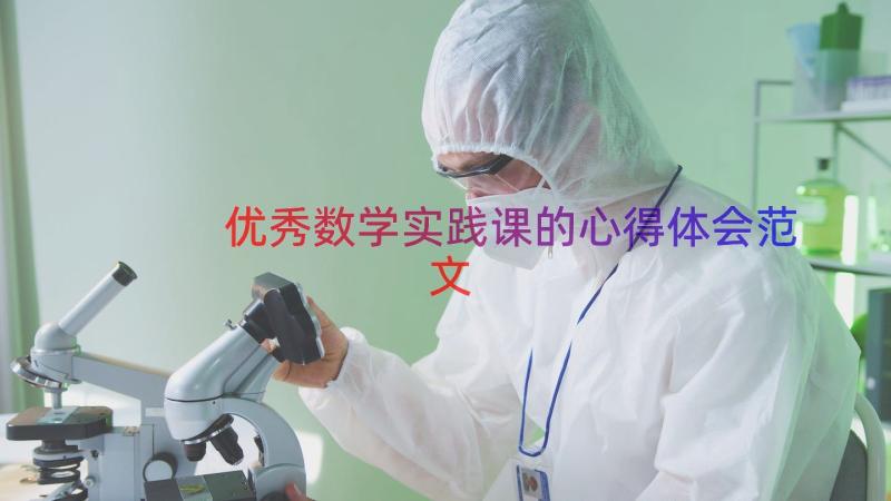 优秀数学实践课的心得体会范文（12篇）