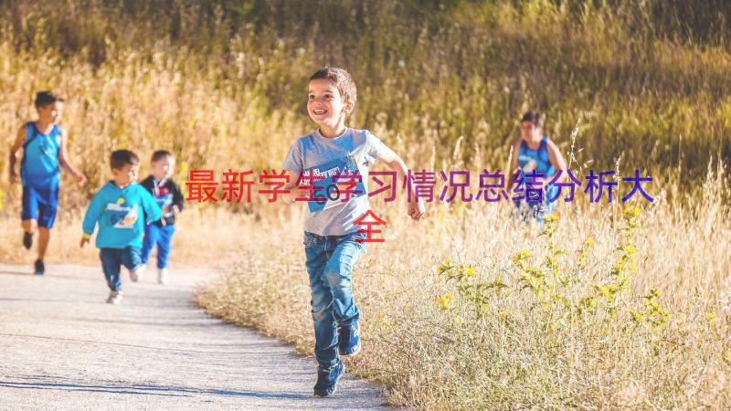 最新学生学习情况总结分析大全（14篇）