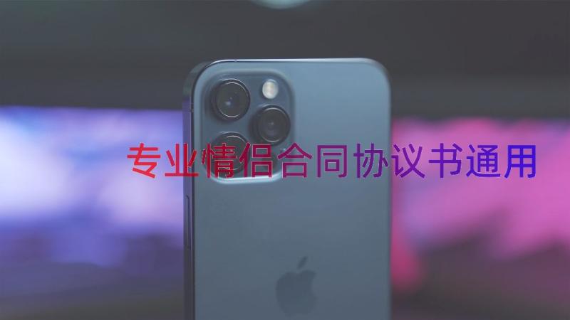 专业情侣合同协议书（通用18篇）