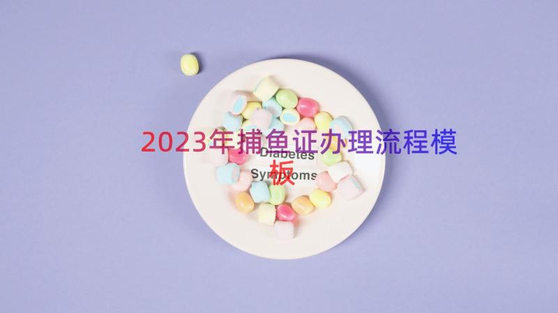 2023年捕鱼证办理流程（模板21篇）