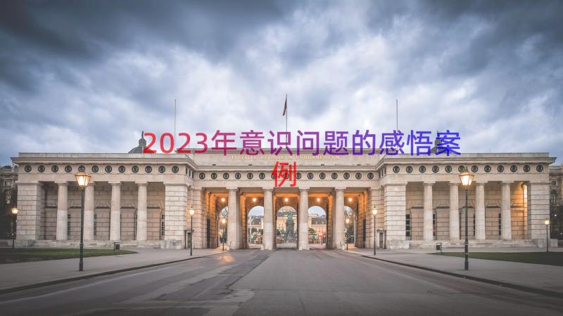 2023年意识问题的感悟（案例15篇）