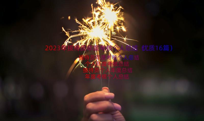 2023年接待员年度考核个人总结（优质16篇）