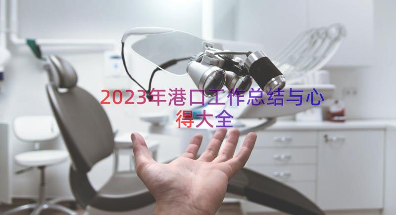 2023年港口工作总结与心得大全（12篇）