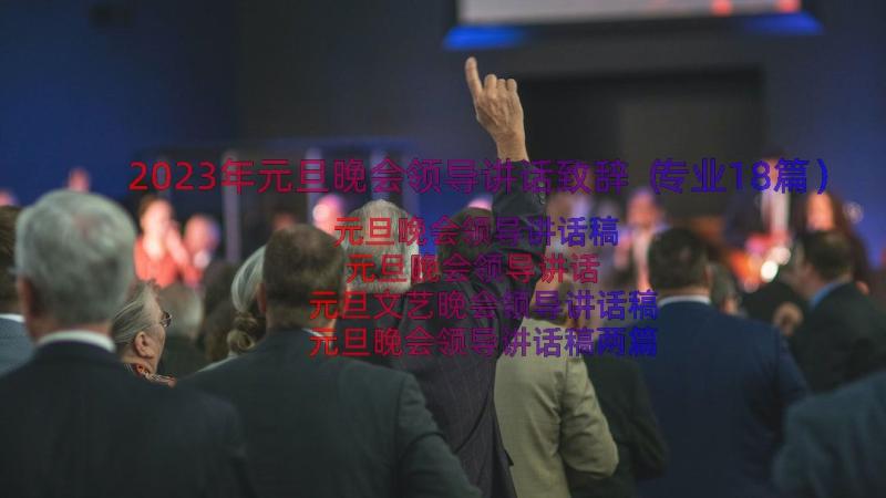 2023年元旦晚会领导讲话致辞（专业18篇）