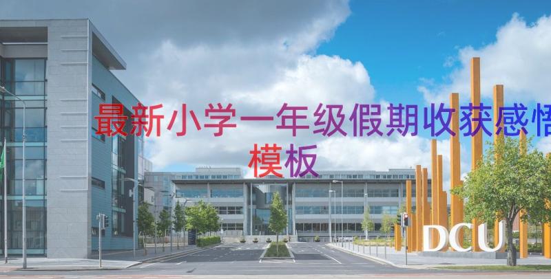 最新小学一年级假期收获感悟（模板13篇）