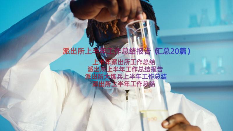 派出所上半年工作总结报告（汇总20篇）