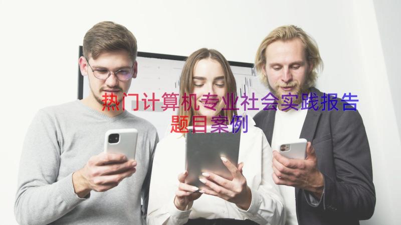 热门计算机专业社会实践报告题目（案例17篇）