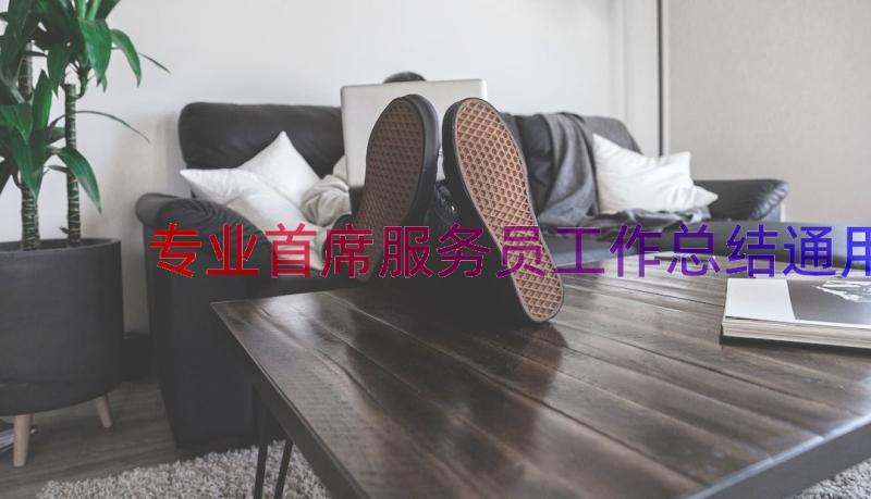 专业首席服务员工作总结（通用15篇）