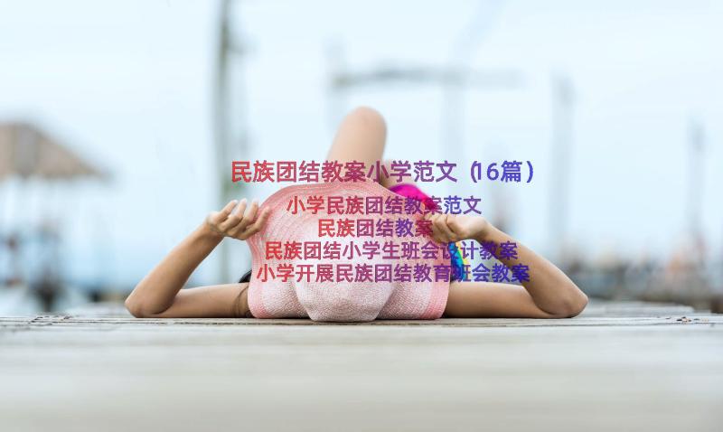 民族团结教案小学范文（16篇）