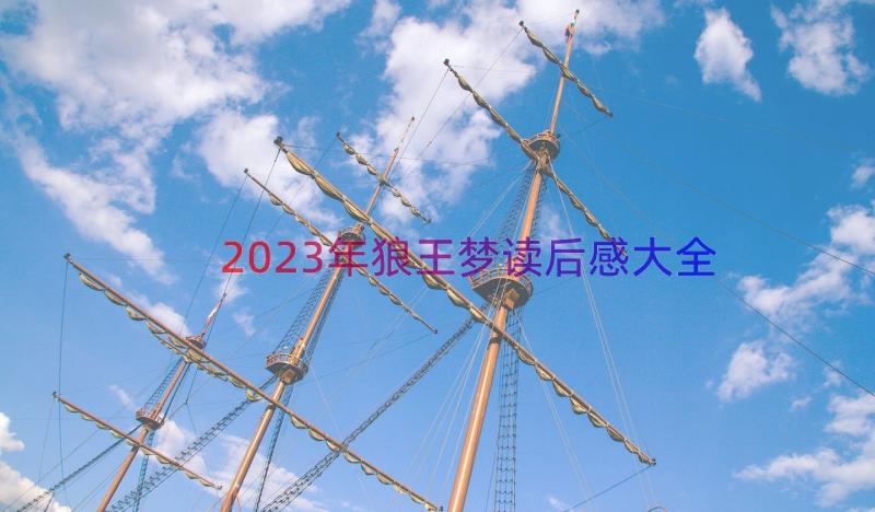 2023年狼王梦读后感大全（18篇）