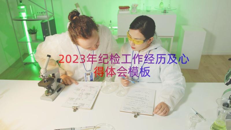 2023年纪检工作经历及心得体会（模板12篇）