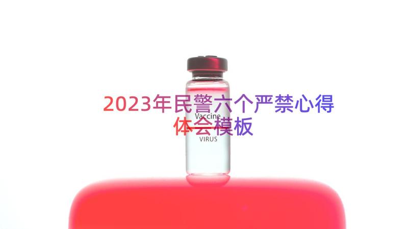 2023年民警六个严禁心得体会（模板13篇）