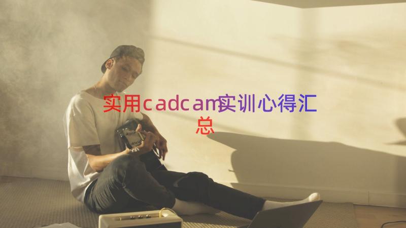 实用cadcam实训心得（汇总20篇）