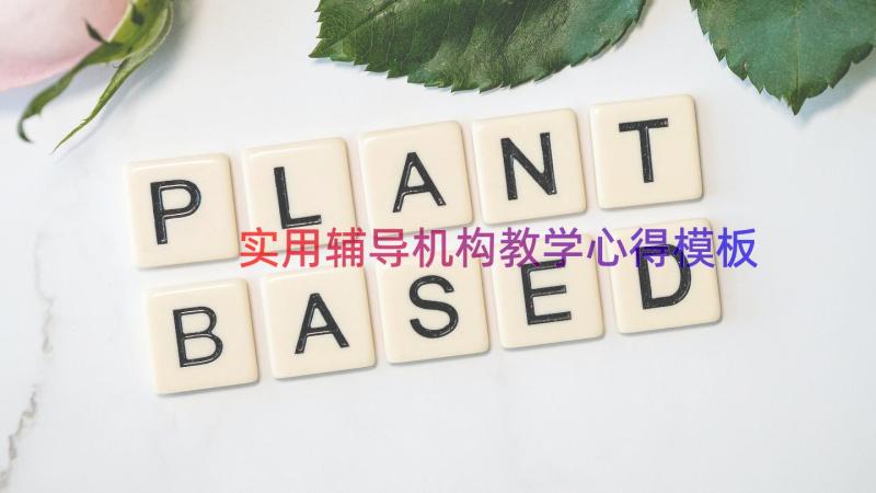 实用辅导机构教学心得（模板15篇）