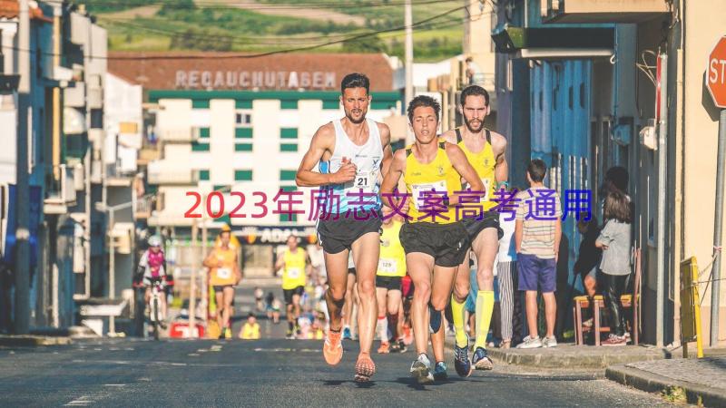 2023年励志文案高考（通用13篇）