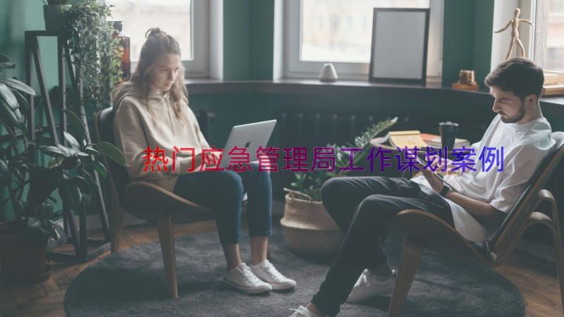 热门应急管理局工作谋划（案例18篇）