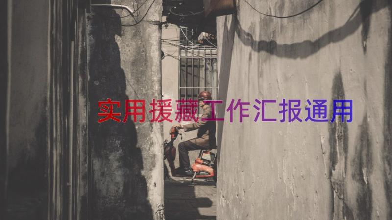 实用援藏工作汇报（通用12篇）