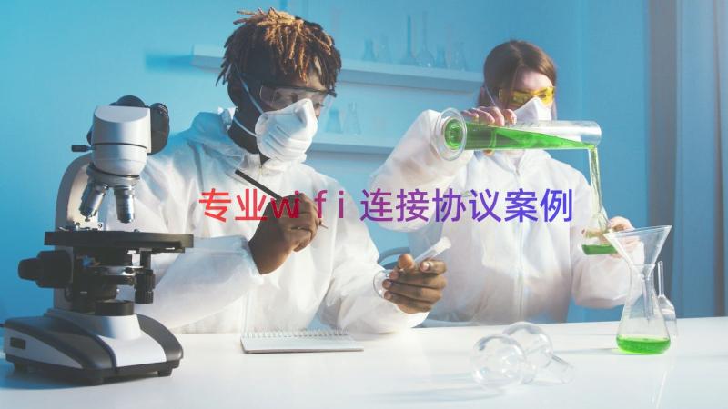 专业wifi连接协议（案例17篇）