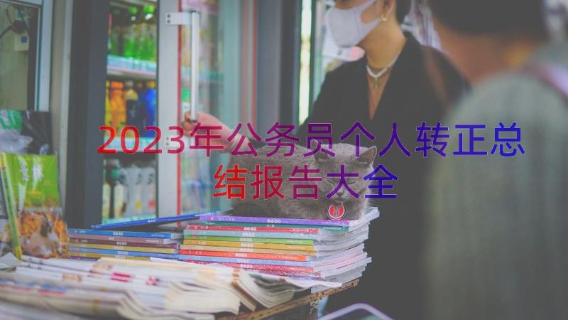 2023年公务员个人转正总结报告大全（15篇）