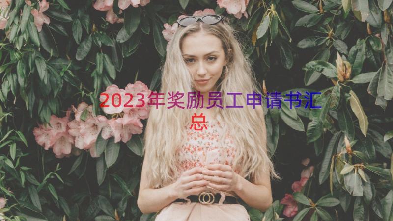 2023年奖励员工申请书（汇总14篇）