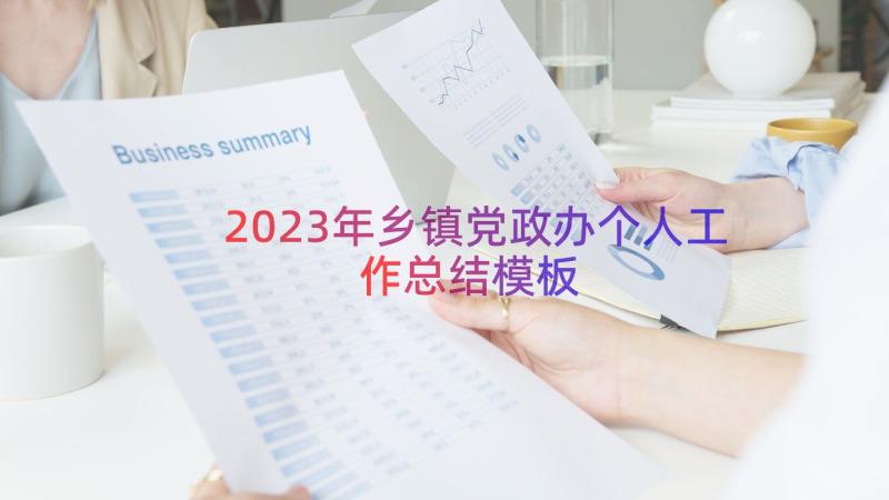 2023年乡镇党政办个人工作总结（模板16篇）