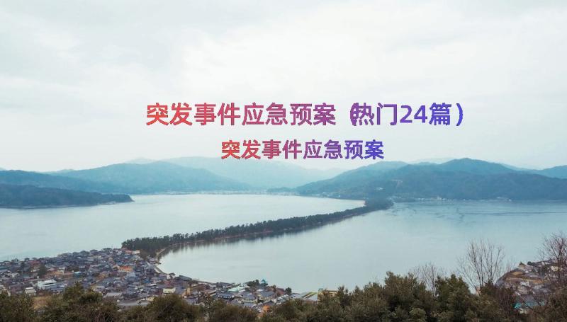 突发事件应急预案（热门24篇）