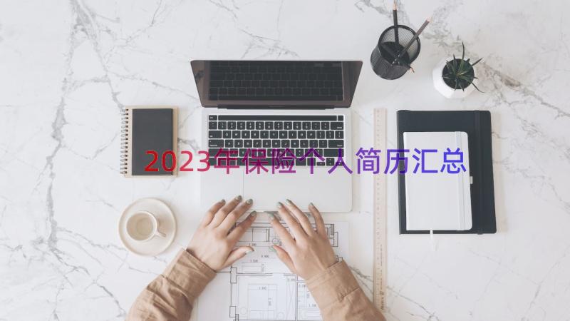 2023年保险个人简历（汇总16篇）