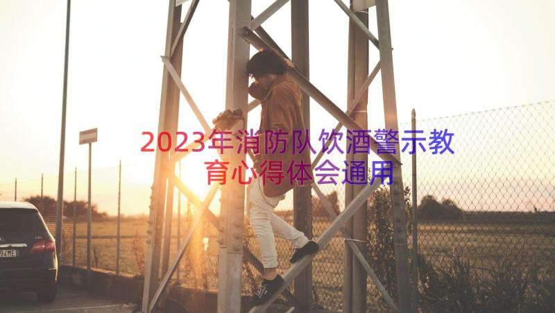 2023年消防队饮酒警示教育心得体会（通用16篇）