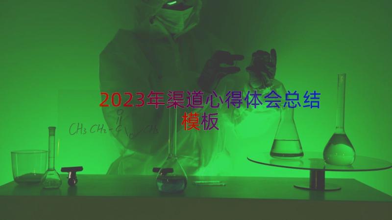 2023年渠道心得体会总结（模板13篇）